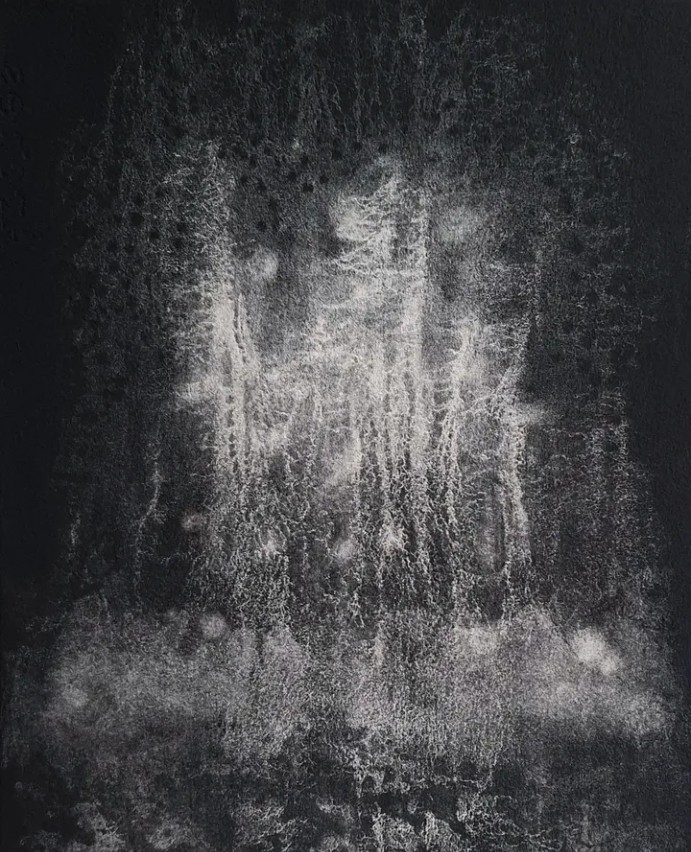 'Unknown 09032025' (2025). Watercolor on paper, 24x30 cm